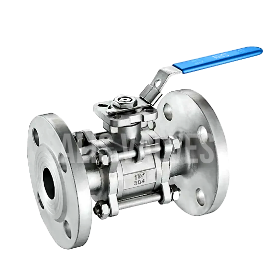 3 piece Flanged Ball Valve