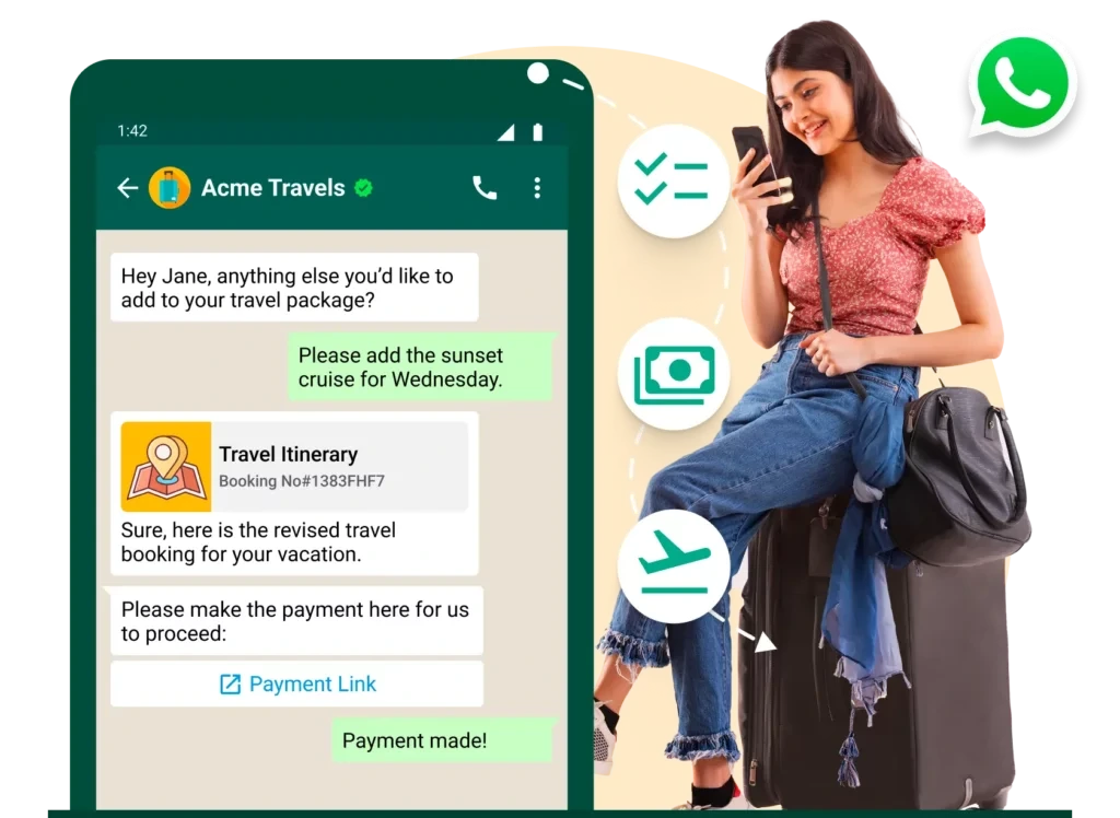 WhatsApp Business API for Travel