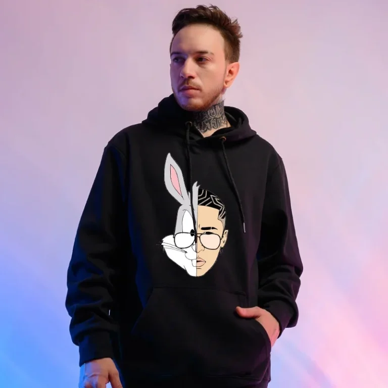 Bad Bunny Character Hoodie