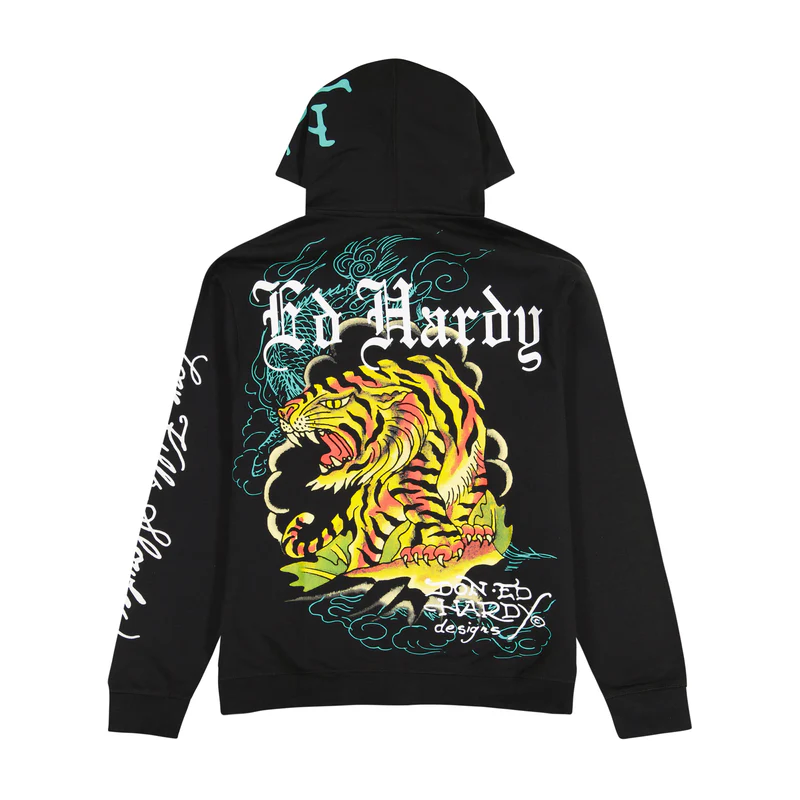 CRAWLING TIGERS HOODIE.