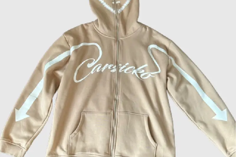 Carsicko Full Zip Hoodie Brown