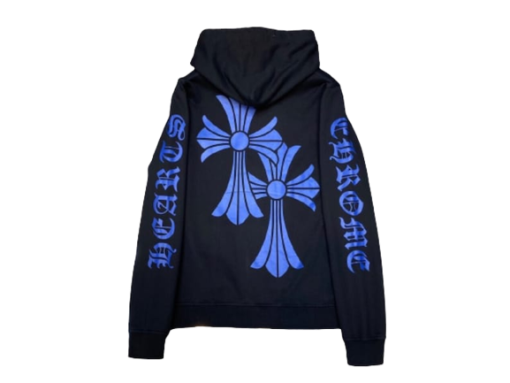 Chrome-Hearts-Blue-Emblem-Hoodies