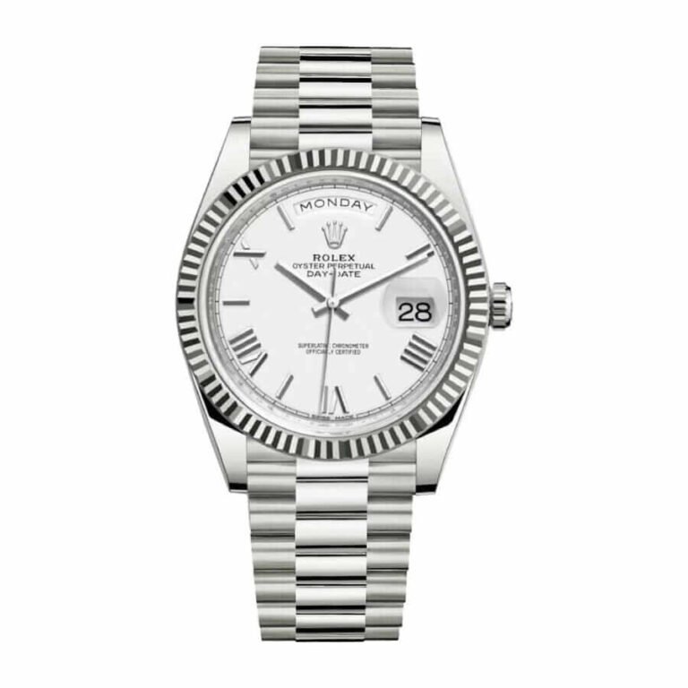 Rolex-Day-Date-40-228239-EW-Stainless-Steel-White-Gold-Dial-Oyster-Replica