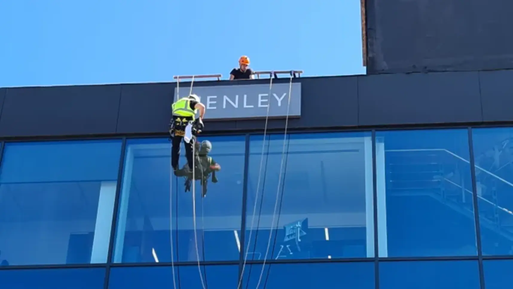 Rope-Access-Signboard-Installation