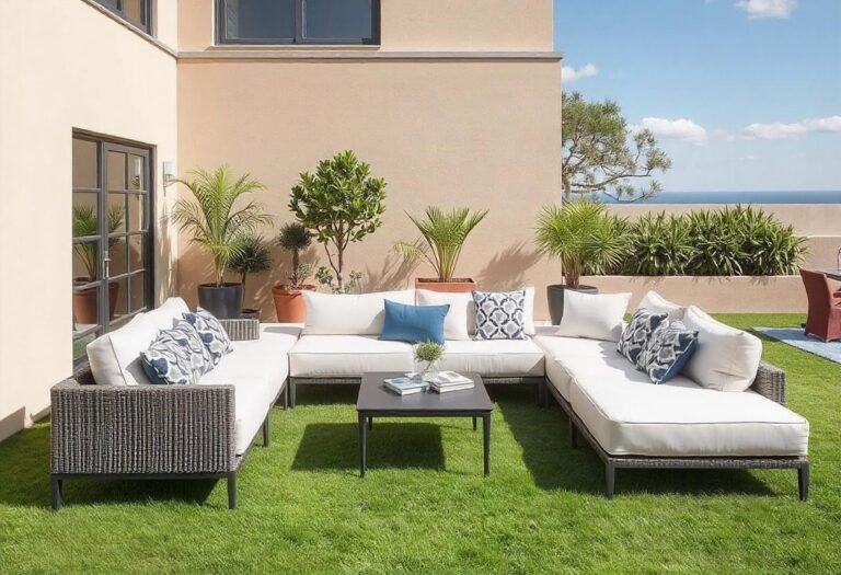 L-Shaped Sofas for Outdoor Spaces